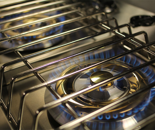 outdoor stainless steel double side burner